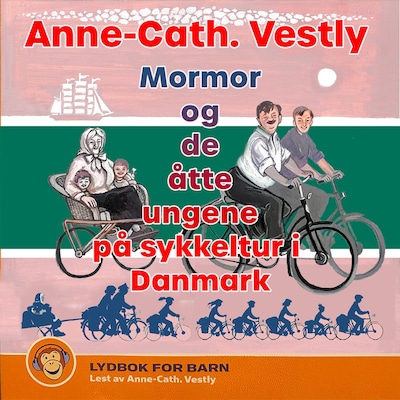 Mormor og de åtte ungene på sykkeltur i Danmark